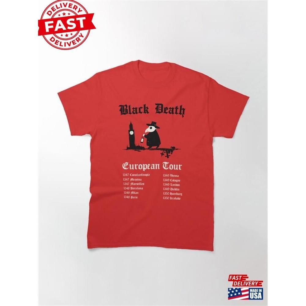 Black Death European Tour Classic T-Shirt Unisex
